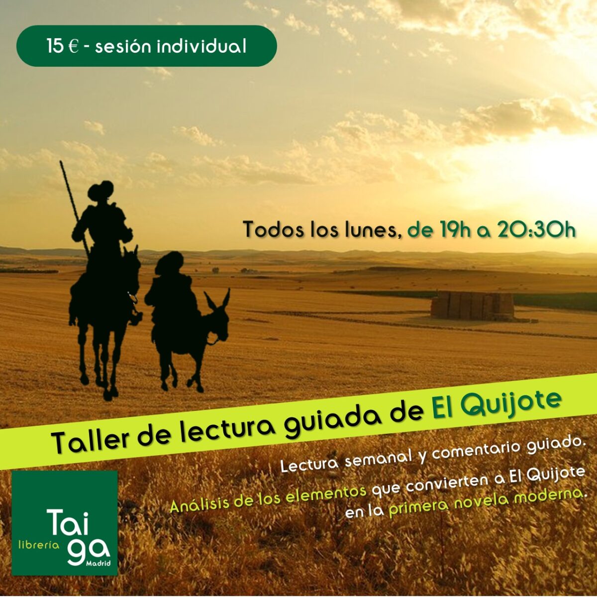 Taller quijote lunes tarde